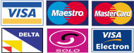 We accept all major credit cards